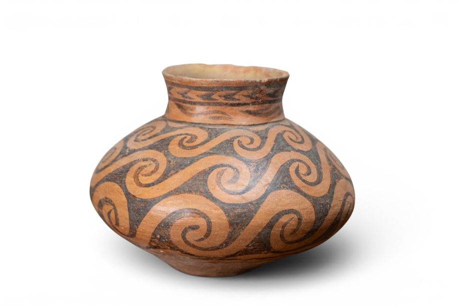 A pottery jar from the collection